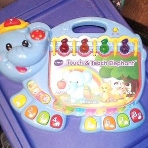 VTech elephant story teller.